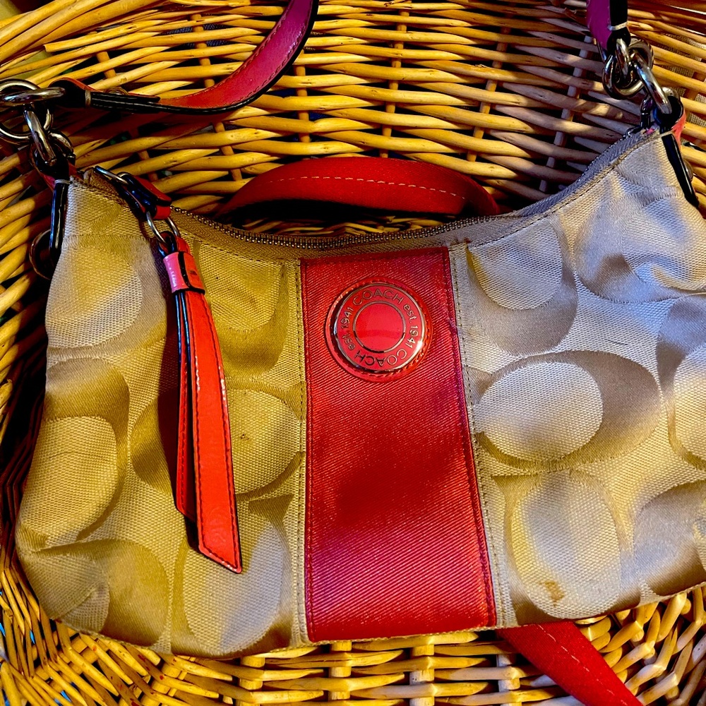 Used Coach hand bag